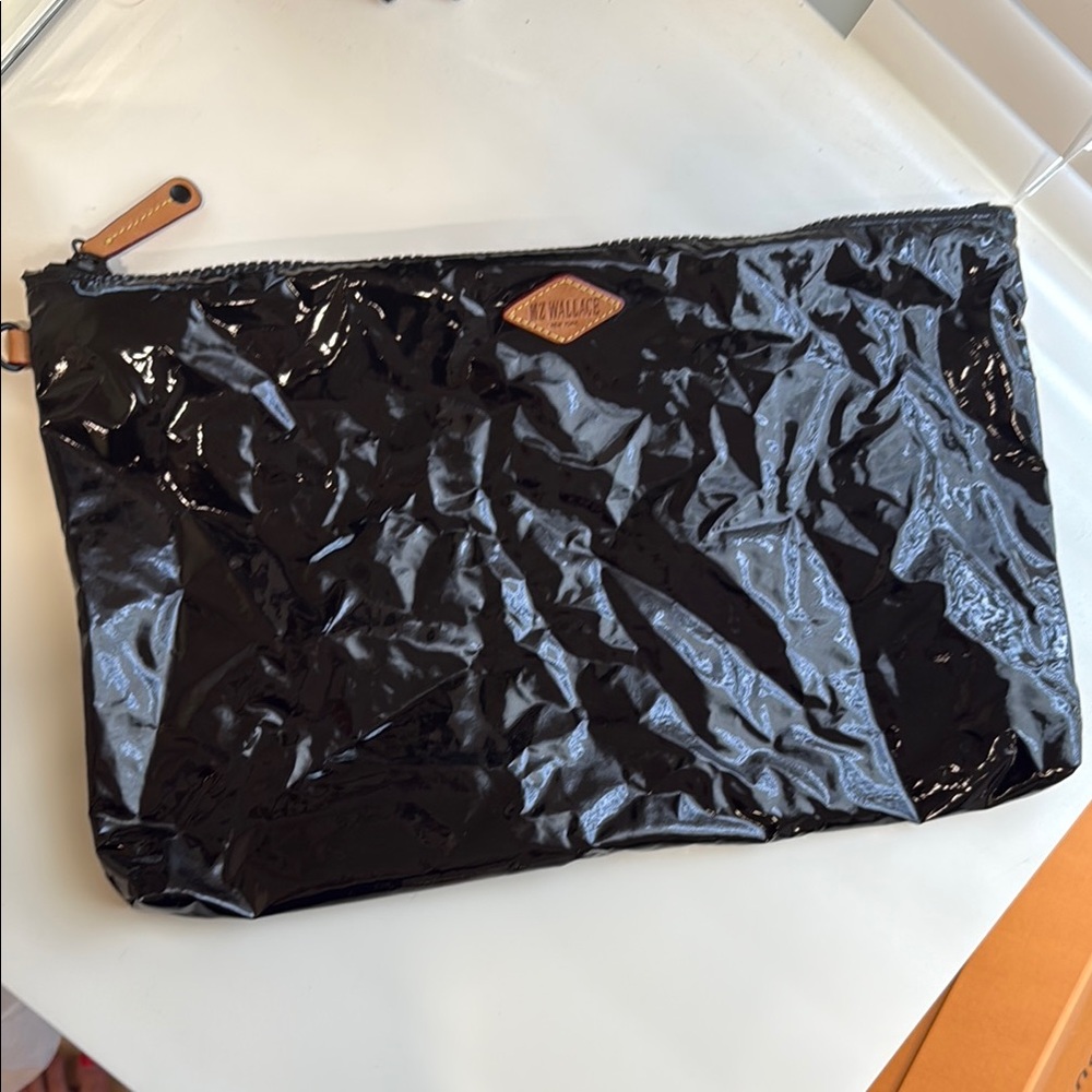 MZ Wallace Glossy Black Pouch
